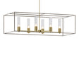 Hubbardton Forge 2018 Modern Brass Bronze Seeded Clear Glass (II) Multi Portico Pendant