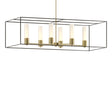 Hubbardton Forge 2018 Modern Brass Oil Rubbed Bronze Opal Glass (GG) Multi Portico Pendant