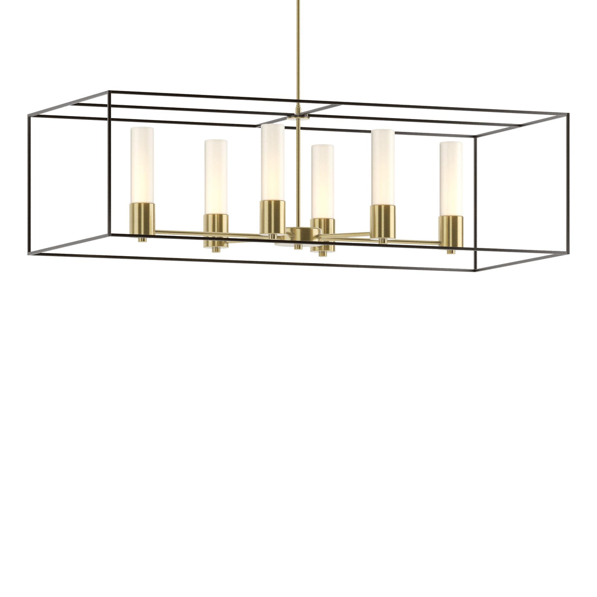 Hubbardton Forge 2018 Modern Brass Oil Rubbed Bronze Opal Glass (GG) Multi Portico Pendant