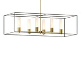 Hubbardton Forge 2018 Modern Brass Oil Rubbed Bronze Opal Glass (GG) Multi Portico Pendant