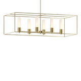 Hubbardton Forge 2018 Modern Brass Modern Brass Opal Glass (GG) Multi Portico Pendant