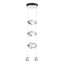 Hubbardton Forge 2023 White Crystal Standard Gatsby 3-Light LED Pendant