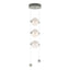 Hubbardton Forge 2023 Sterling Opal Glass (GG) Standard Abacus 3-Light LED Pendant