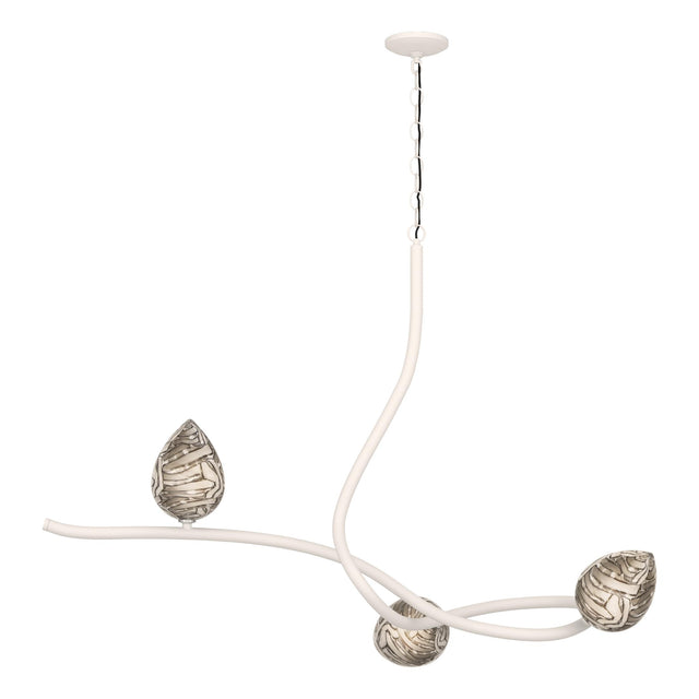 Hubbardton Forge 2023 White Floret Glass (CA) Floret Pendant