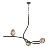 Hubbardton Forge 2023 Dark Smoke Floret Glass (CA) Floret Pendant