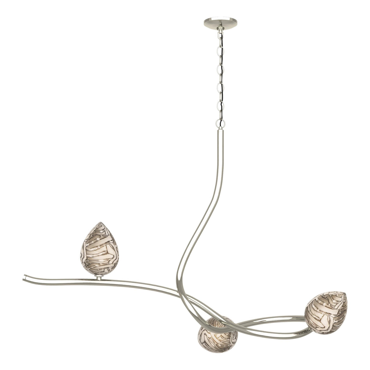 Hubbardton Forge 2023 Sterling Floret Glass (CA) Floret Pendant