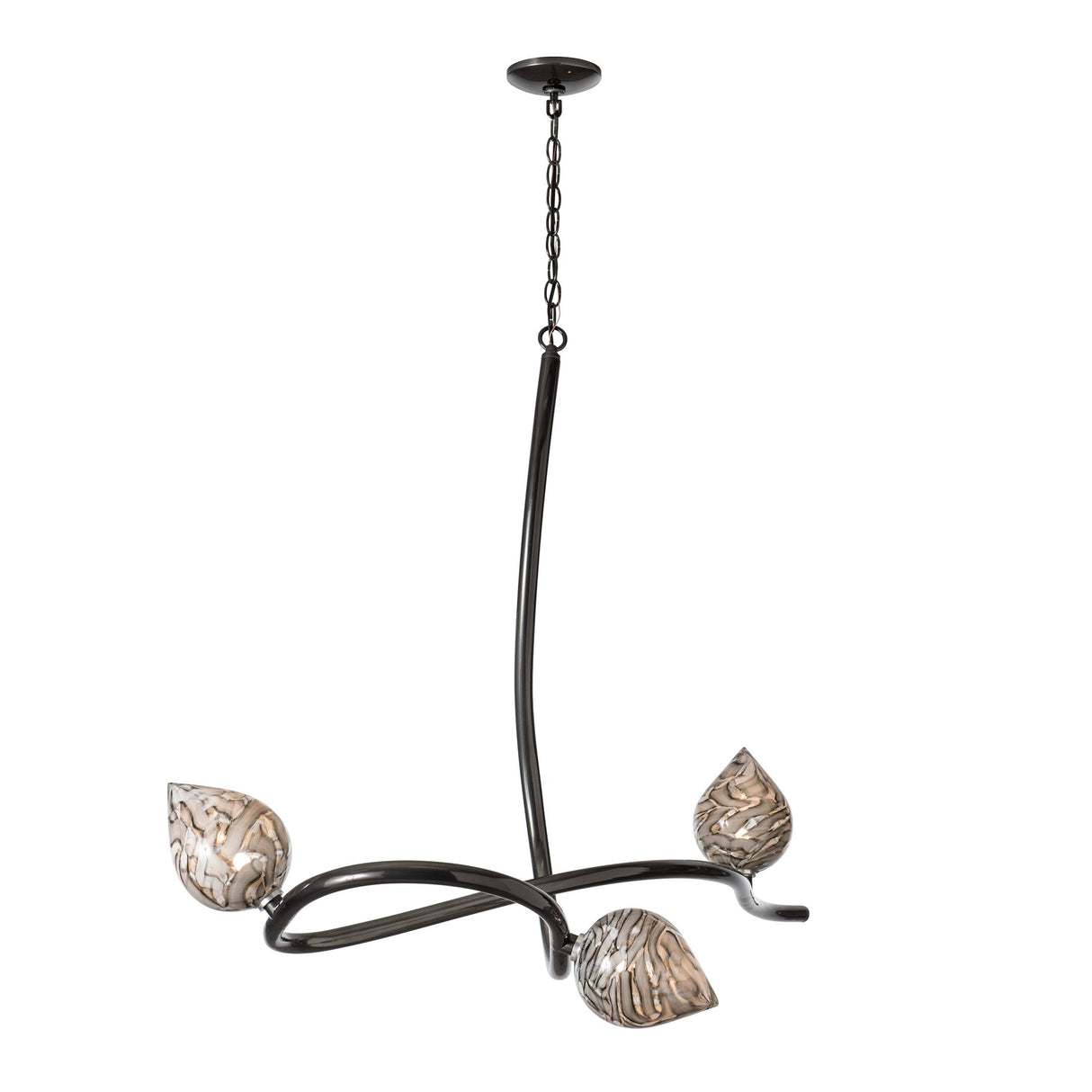 Hubbardton Forge 2023 Ink Floret Glass (CA) Floret Pendant