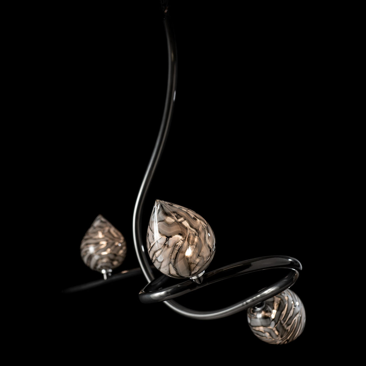 Hubbardton Forge 2023 Ink Floret Glass (CA) Floret Pendant