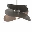 Hubbardton Forge 2020 Dark Smoke Multi Hibiscus Small Pendant