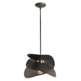 Hubbardton Forge 2020 Dark Smoke Multi Hibiscus Small Pendant