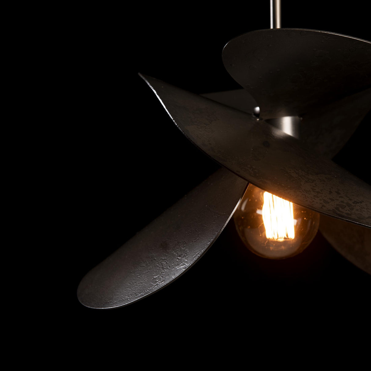 Hubbardton Forge 2020 Dark Smoke Multi Hibiscus Small Pendant