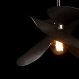 Hubbardton Forge 2020 Dark Smoke Multi Hibiscus Small Pendant