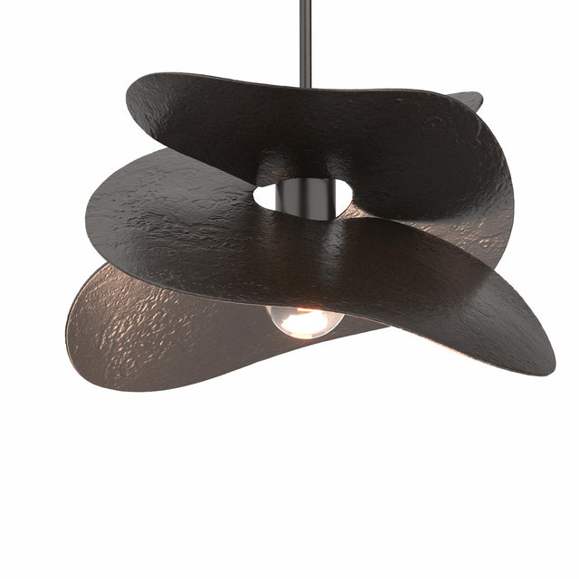 Hubbardton Forge 2020 Oil Rubbed Bronze Multi Hibiscus Small Pendant