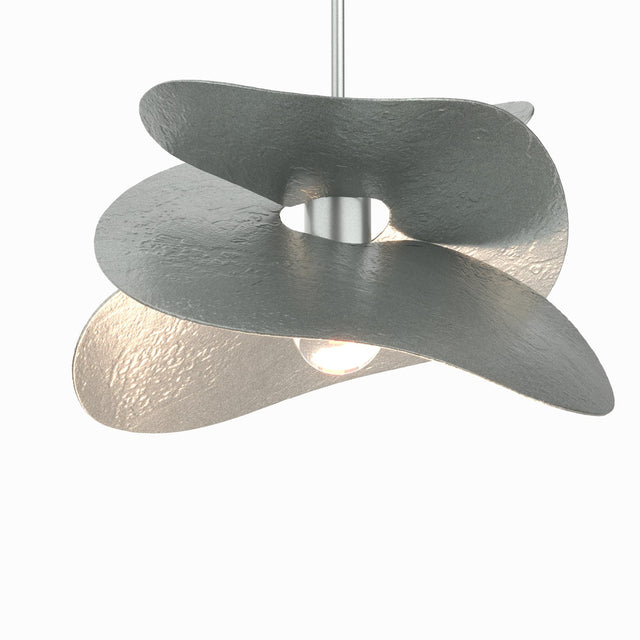 Hubbardton Forge 2020 Vintage Platinum Multi Hibiscus Small Pendant
