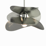Hubbardton Forge 2020 Sterling Multi Hibiscus Small Pendant