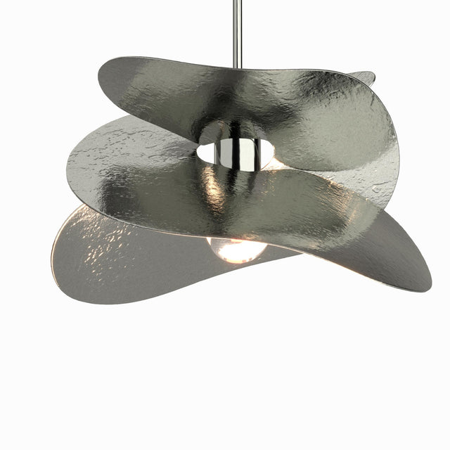 Hubbardton Forge 2020 Sterling Multi Hibiscus Small Pendant