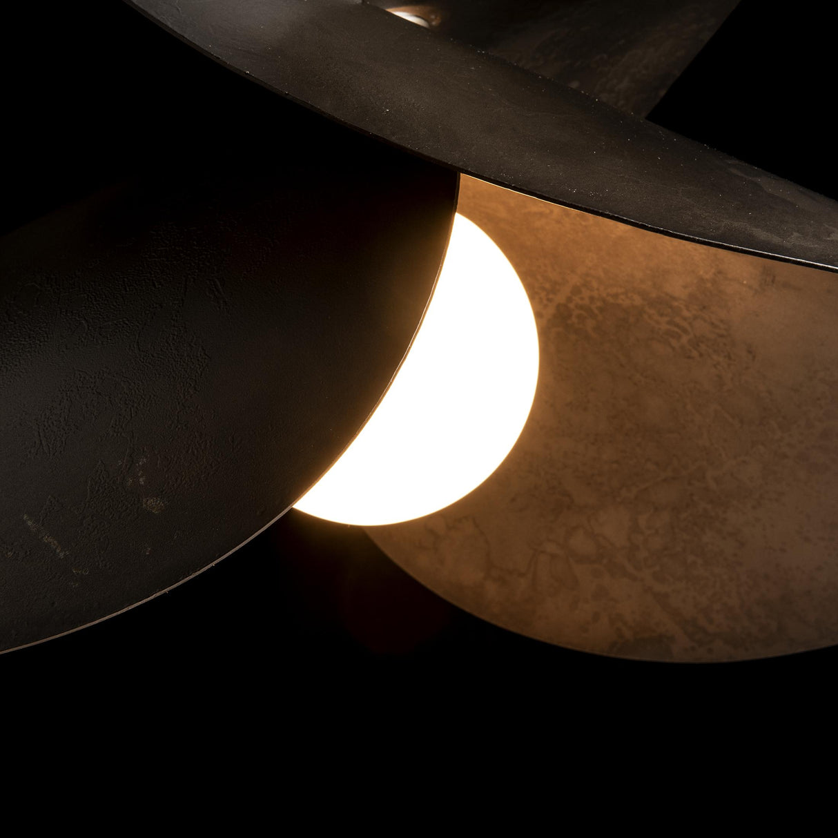 Hubbardton Forge 2020 Dark Smoke Multi Hibiscus Large Pendant
