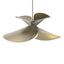 Hubbardton Forge 2020 Soft Gold Multi Hibiscus Large Pendant