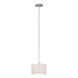 Hubbardton Forge 2008 White Flax Shade (SE) Multi Exos Small Single Shade Pendant
