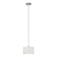 Hubbardton Forge 2008 White Natural Anna Shade (SF) Multi Exos Small Single Shade Pendant
