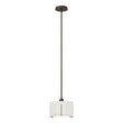 Hubbardton Forge 2008 Bronze Natural Anna Shade (SF) Multi Exos Small Single Shade Pendant