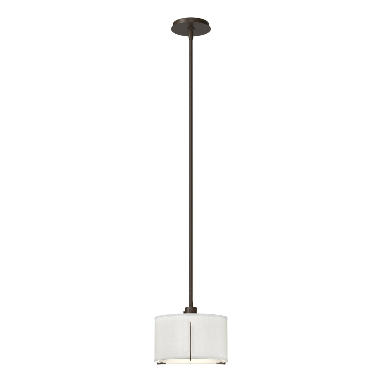 Hubbardton Forge 2008 Bronze Natural Anna Shade (SF) Multi Exos Small Single Shade Pendant