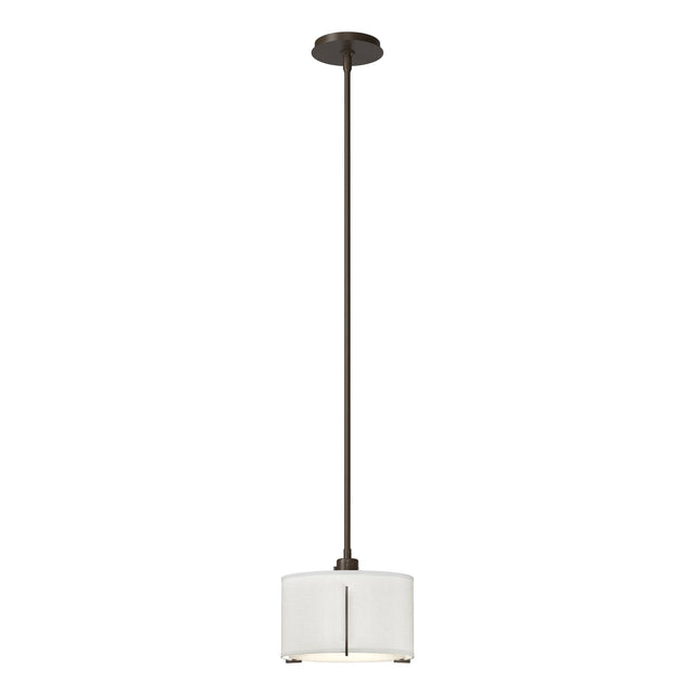 Hubbardton Forge 2008 Bronze Natural Anna Shade (SF) Multi Exos Small Single Shade Pendant