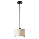 Hubbardton Forge 2008 Black Flax Shade (SE) Multi Exos Small Single Shade Pendant