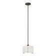 Hubbardton Forge 2008 Natural Iron Natural Anna Shade (SF) Multi Exos Small Single Shade Pendant