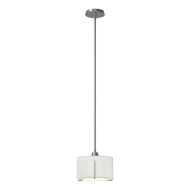 Hubbardton Forge 2008 Vintage Platinum Natural Anna Shade (SF) Multi Exos Small Single Shade Pendant