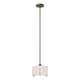 Hubbardton Forge 2008 Soft Gold Flax Shade (SE) Multi Exos Small Single Shade Pendant