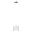 Hubbardton Forge 2008 Sterling Natural Anna Shade (SF) Multi Exos Small Single Shade Pendant