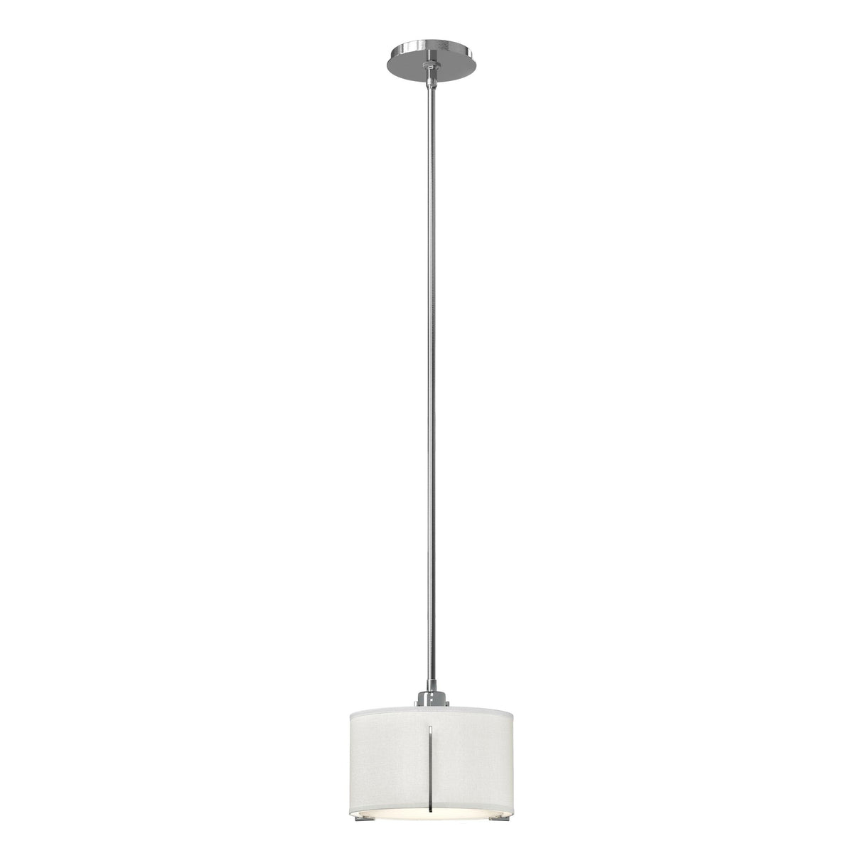 Hubbardton Forge 2008 Sterling Natural Anna Shade (SF) Multi Exos Small Single Shade Pendant