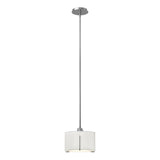 Hubbardton Forge 2008 Sterling Natural Anna Shade (SF) Multi Exos Small Single Shade Pendant
