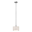 Hubbardton Forge 2008 Sterling Flax Shade (SE) Multi Exos Small Single Shade Pendant
