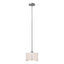 Hubbardton Forge 2008 Sterling Flax Shade (SE) Multi Exos Small Single Shade Pendant