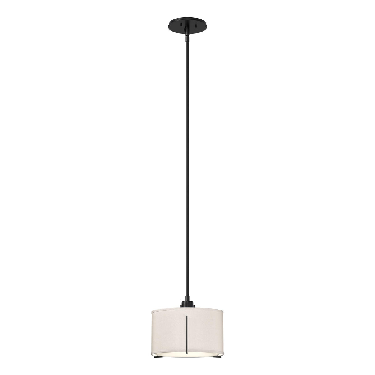 Hubbardton Forge 2008 Ink Flax Shade (SE) Multi Exos Small Single Shade Pendant