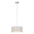Hubbardton Forge 2007 White Flax Shade (SE) Multi Exos Single Shade Pendant