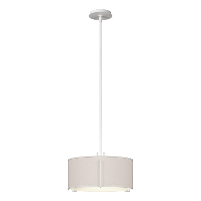 Hubbardton Forge 2007 White Flax Shade (SE) Multi Exos Single Shade Pendant
