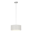Hubbardton Forge 2007 White Natural Anna Shade (SF) Multi Exos Single Shade Pendant