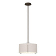 Hubbardton Forge 2007 Bronze Flax Shade (SE) Multi Exos Single Shade Pendant