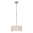 Hubbardton Forge 2007 Sterling Flax Shade (SE) Multi Exos Single Shade Pendant