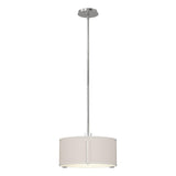 Hubbardton Forge 2007 Sterling Flax Shade (SE) Multi Exos Single Shade Pendant