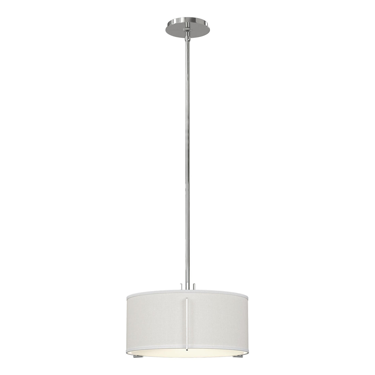 Hubbardton Forge 2007 Sterling Natural Anna Shade (SF) Multi Exos Single Shade Pendant