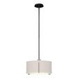 Hubbardton Forge 2007 Ink Flax Shade (SE) Multi Exos Single Shade Pendant