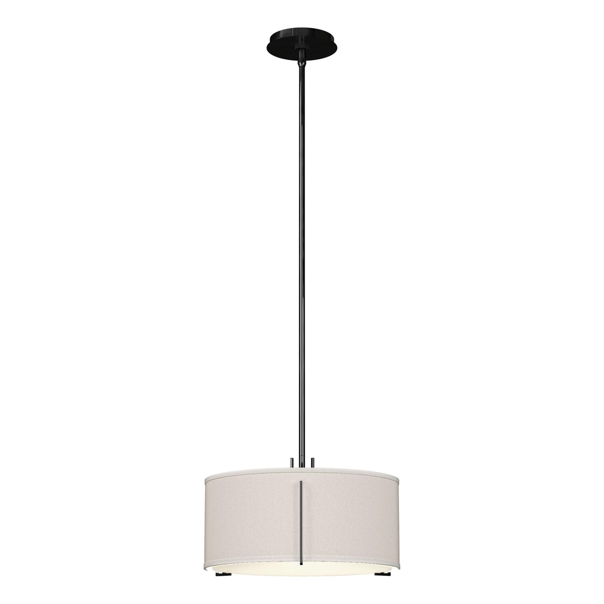 Hubbardton Forge 2007 Ink Flax Shade (SE) Multi Exos Single Shade Pendant