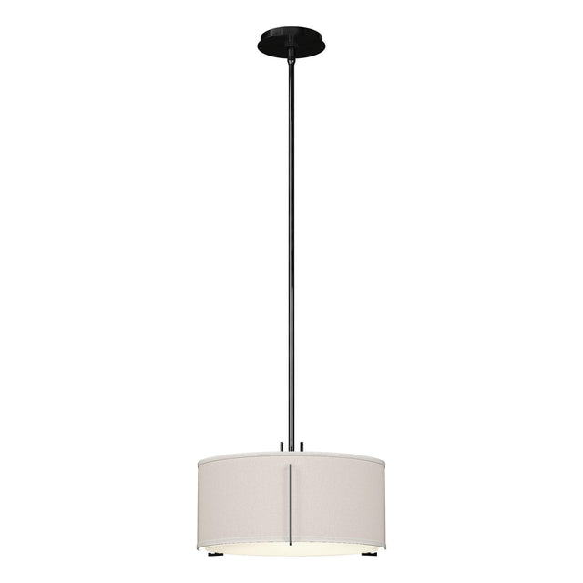 Hubbardton Forge 2007 Ink Flax Shade (SE) Multi Exos Single Shade Pendant