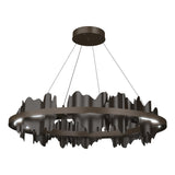 Hubbardton Forge 2020 Bronze Oil Rubbed Bronze Standard Hildene Circular LED Pendant