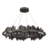 Hubbardton Forge 2020 Dark Smoke Oil Rubbed Bronze Standard Hildene Circular LED Pendant