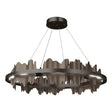 Hubbardton Forge 2020 Oil Rubbed Bronze Bronze Standard Hildene Circular LED Pendant
